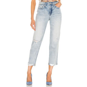 $138 Pistola Presley High Rise Relaxed Roller Jeans in By My Side 25 NEW